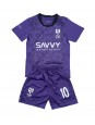 Al-Hilal Neymar Jr #10 Ausweichtrikot für Kinder 2024-25 Kurzarm (+ Kurze Hosen)